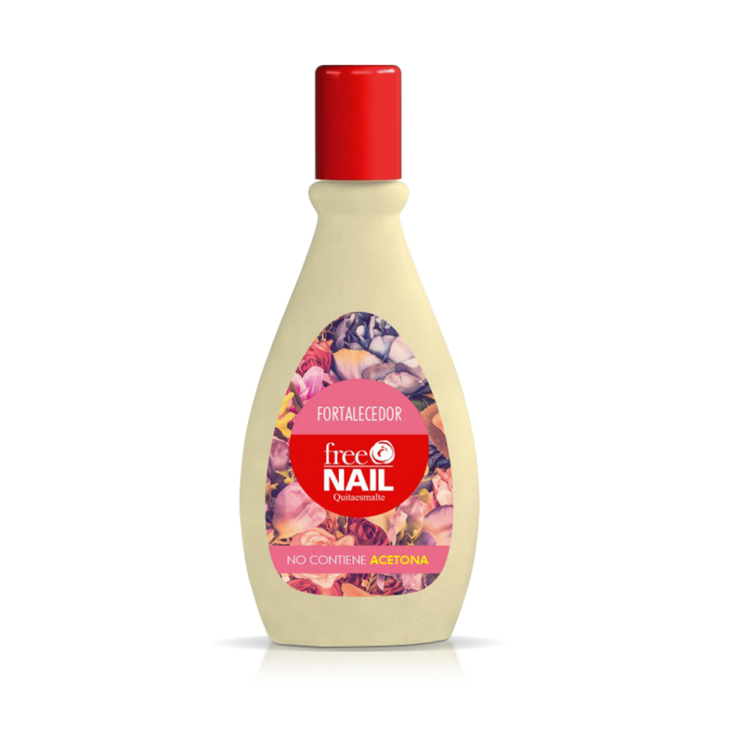 FREE NAIL Quitaesmalte Fortalecedor x 60 ml.