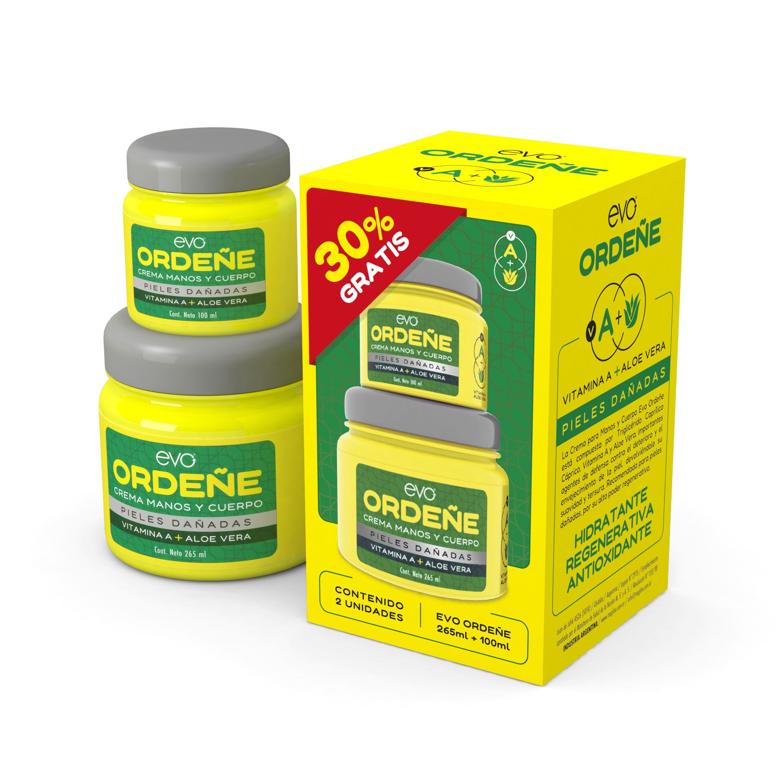 ORDEÑE EVO NATURAL Estuche x 265 ml + 100 ml – 30% GRATIS
