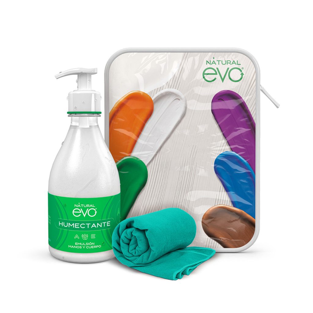 SET HUMECTANTE 400 ML + TOALLA + NECESER