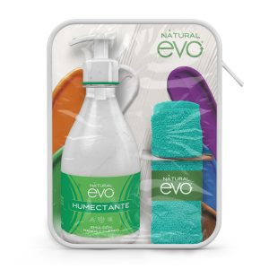Set Humectante 400 ml. + Toalla + Neceser