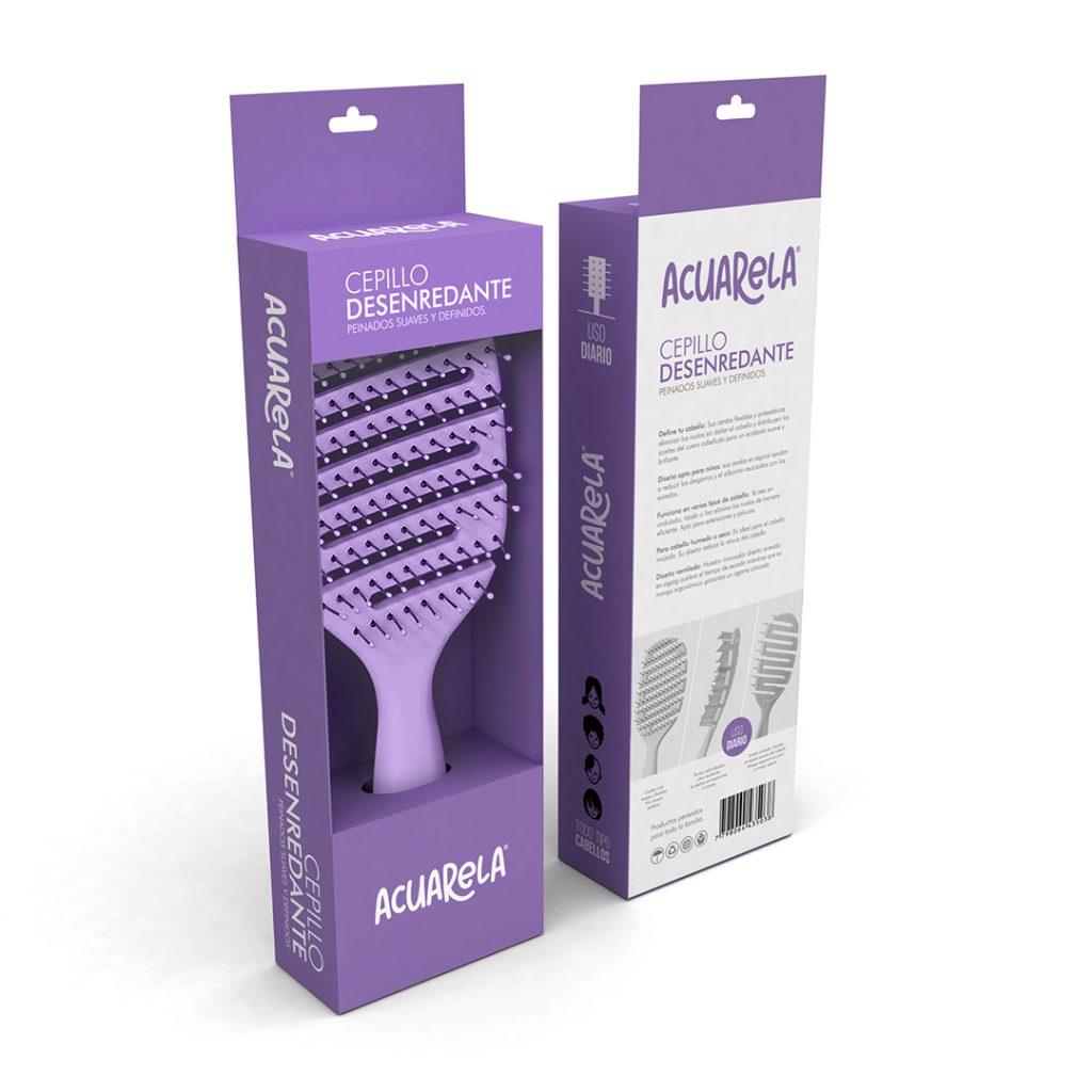 CEPILLO DESENREDANTE ACUARELA