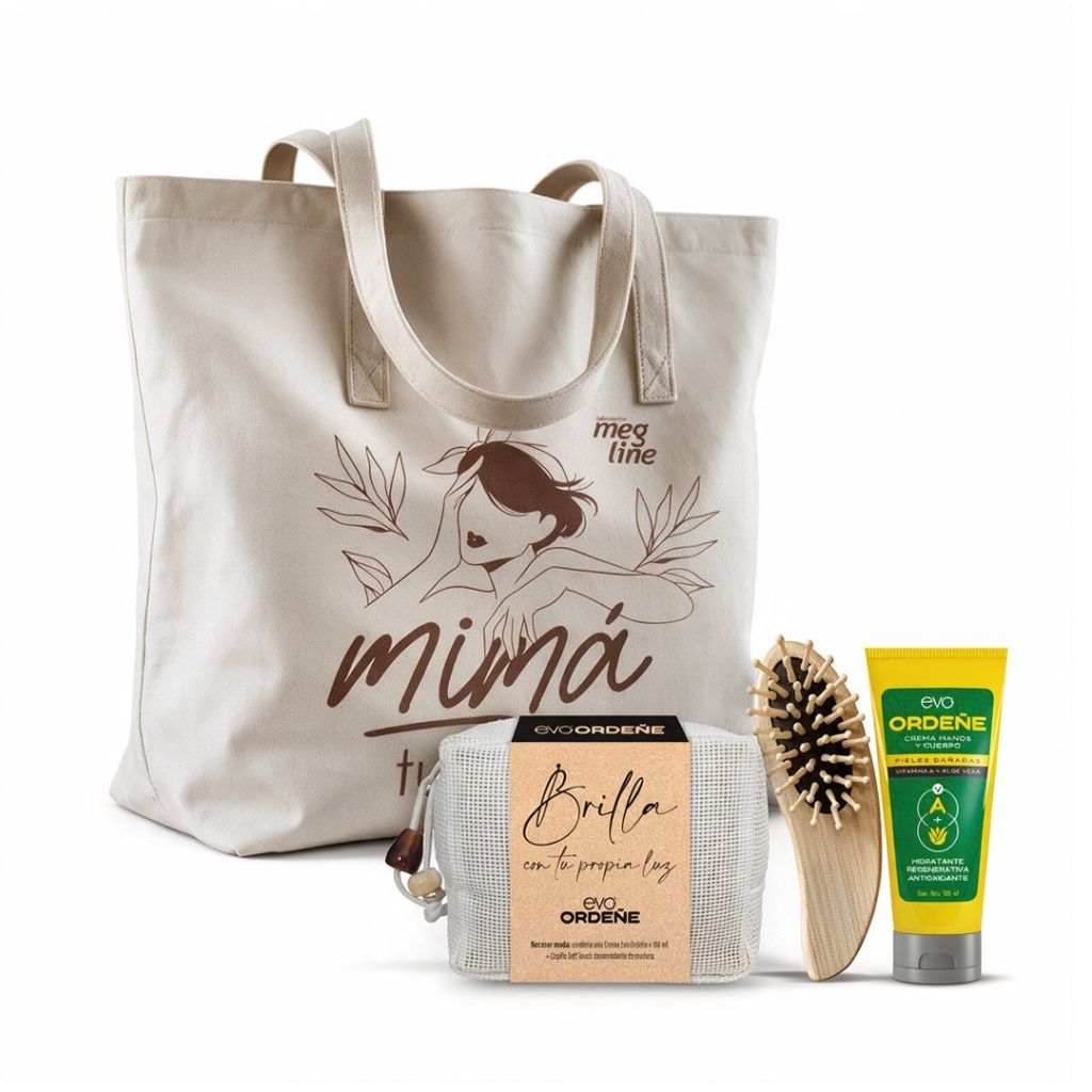 Set Evo Ordeñe pomo + Neceser + Cepillo + Tote bag Regalo